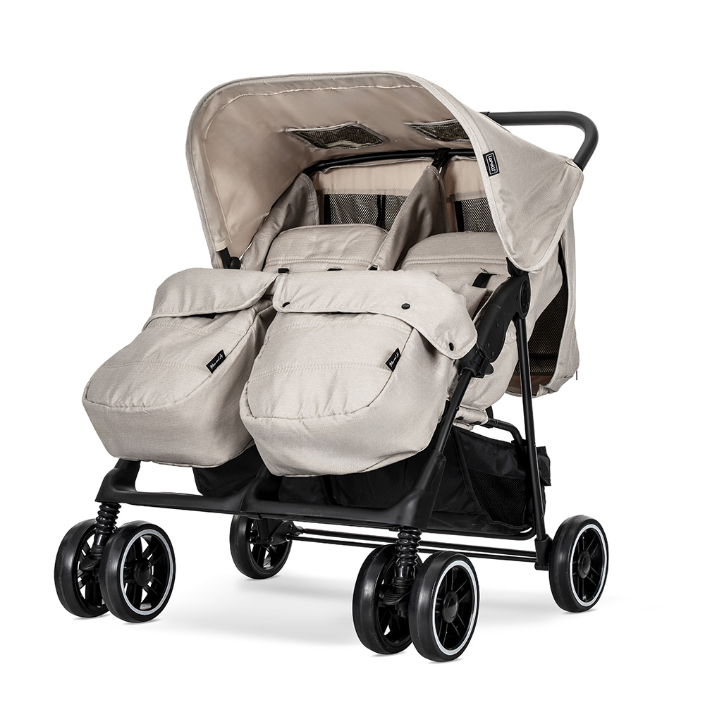 Καρότσι διδύμων Lorelli Twin Beige 10020072507 - Image 3