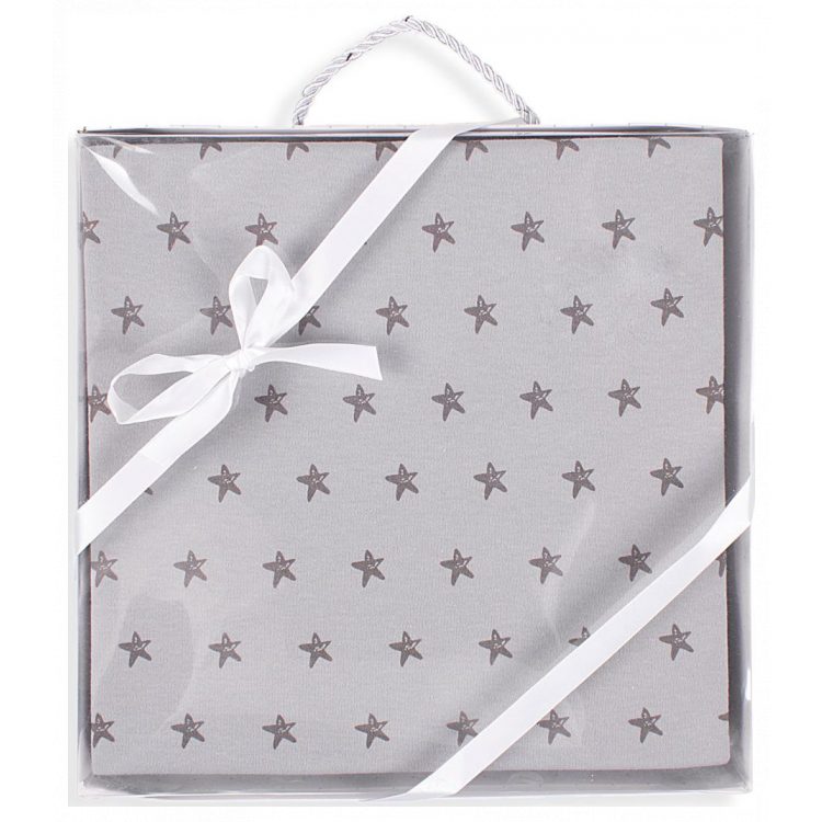 Κουβέρτα αγκαλιάς Interbaby Βαμβακερή Estrella grey.