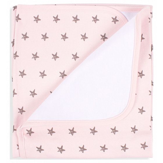 Κουβέρτα αγκαλιάς Interbaby Βαμβακερή Estrella pink