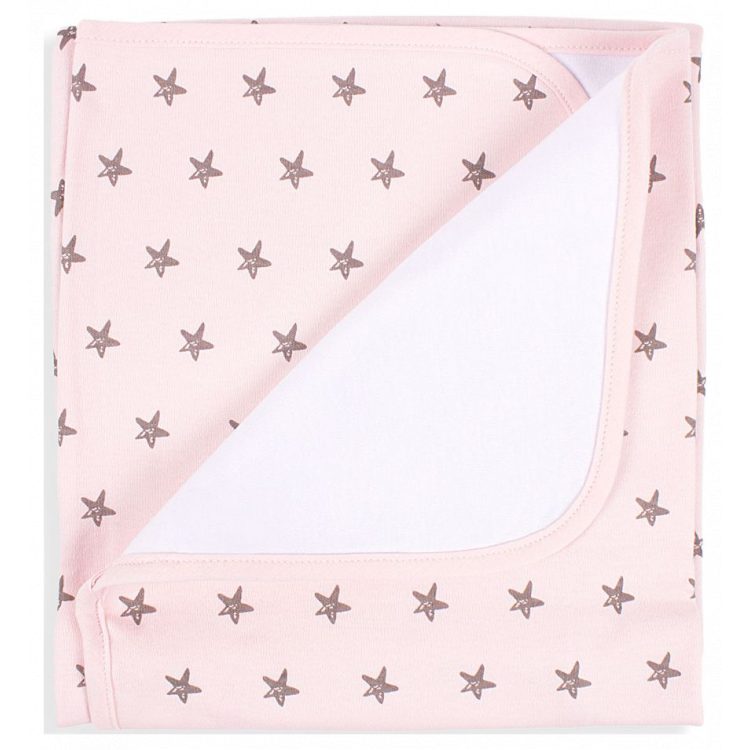 Κουβέρτα αγκαλιάς Interbaby Βαμβακερή Estrella pink