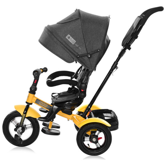 Ποδήλατο τρίκυκλο Lorelli Neo Air wheels Yellow & Black - Image 2