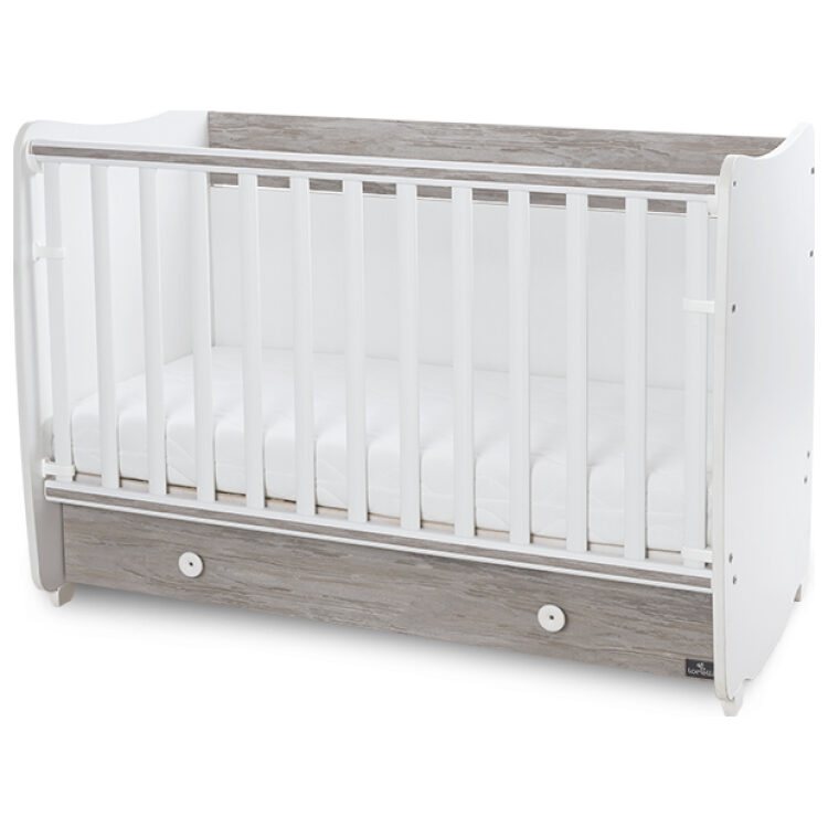 Βρεφικό κρεβάτι μετατρεπόμενο Lorelli Dream 60x120 White+Artwood New 10150420043A