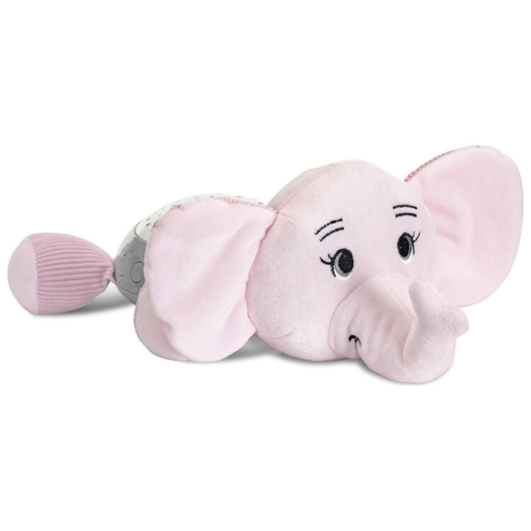 Μουσικός φωτάκι νυκτός & προτζέκτορας Lorelli Night Light Pink Elephant 10280140010