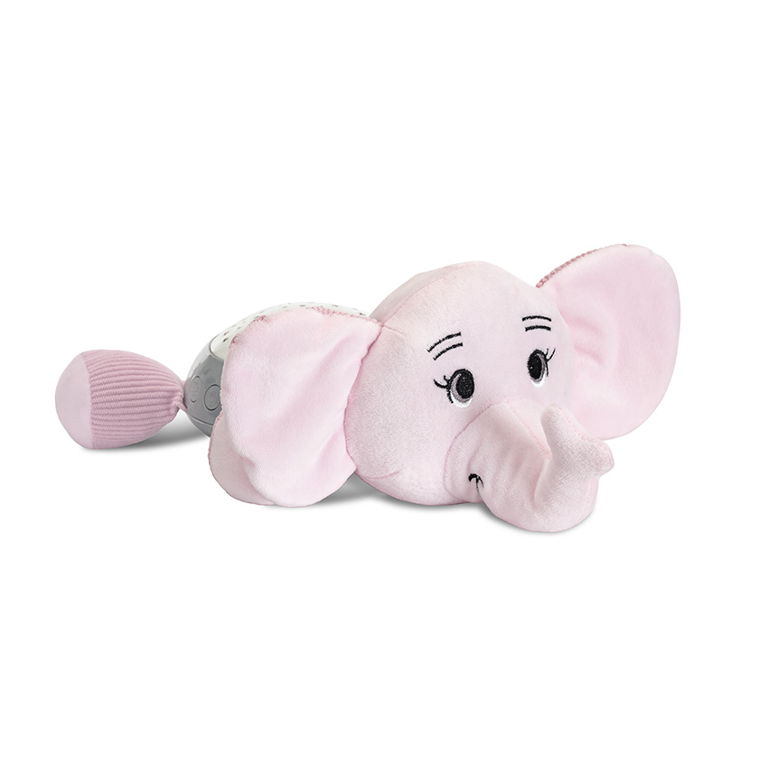 Μουσικός φωτάκι νυκτός & προτζέκτορας Lorelli Night Light Pink Elephant 10280140010