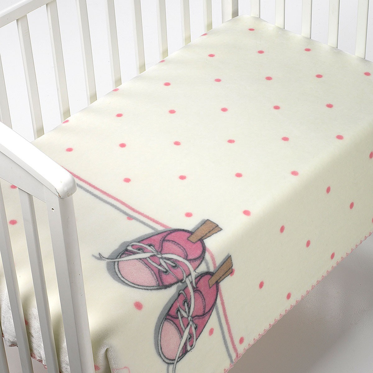 Κουβέρτα βελουτέ Mora Kidz B51 pink 80x110