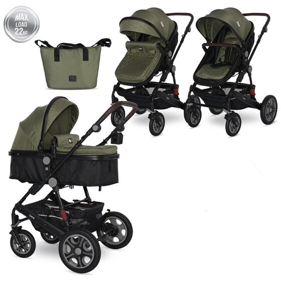 Πολυκαρότσι  Lorelli Lora 2 in 1 Black - Image 17