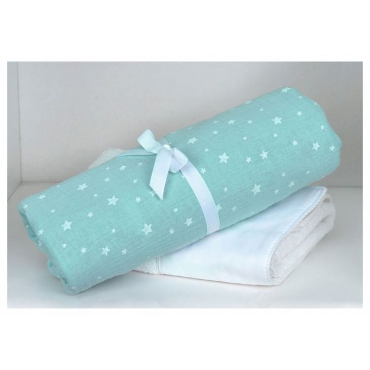 Πάνα μουσελίνα Baby Oliver Muslin mint