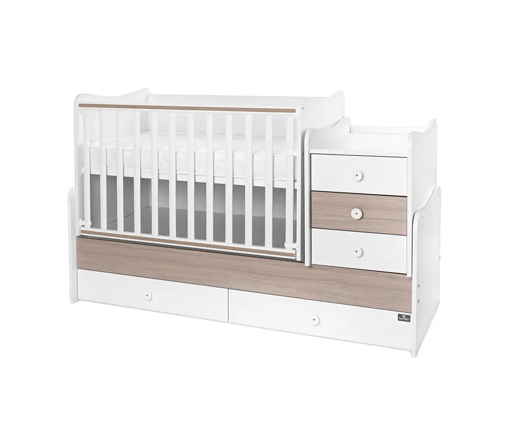 Κρεβάτι πολυμορφικό Lorelli Maxi Plus New White+Amber - Image 6