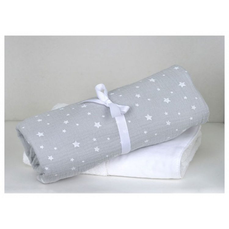 Πανα μουσελίνα Baby Oliver Muslin grey