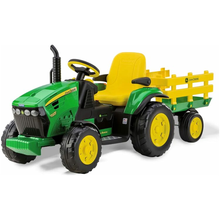 Ηλεκτροκίνητο παιδικό τρακτέρ Peg Perego John Deere Ground Force with Trailer IGOR0047