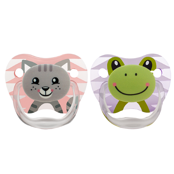 Πιπίλα σιλικόνης ορθοδοντική Dr.Brown's PreVent 0-6 μηνών (2 τεμ.) PV12014