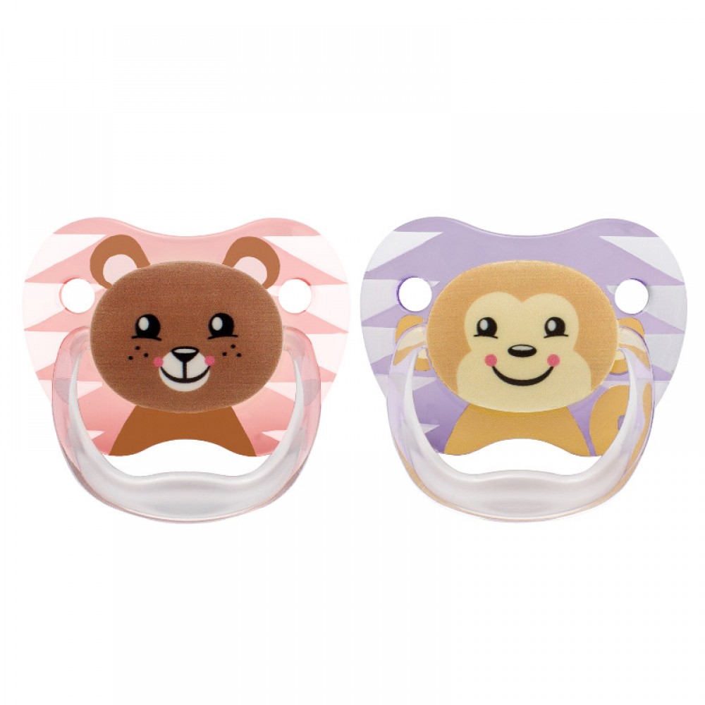 Πιπίλα σιλικόνης ορθοδοντική Dr.Brown's PreVent 6-12 μηνών (2 τεμ.) PV22014