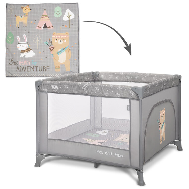 Πάρκο Lorelli Play & Relax Grey Adventure 10080682421