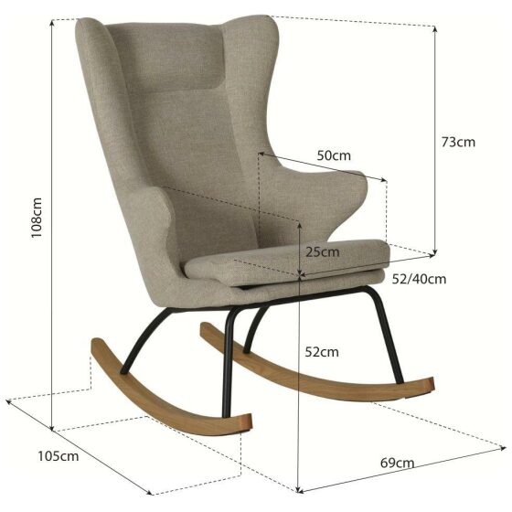 Πολυθρόνα Quax De Luxe Stone - Image 6