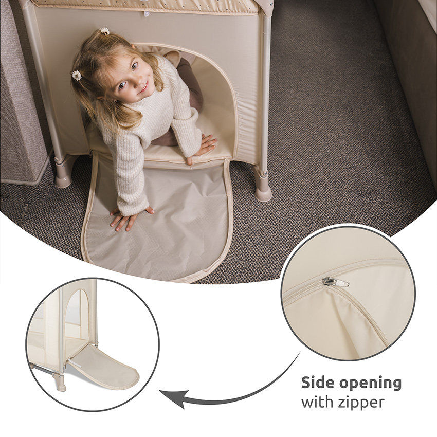 Παρκοκρέβατο Lorelli Torino 2 Layers Plus Fog Striped Elements 10080472212 - Image 9