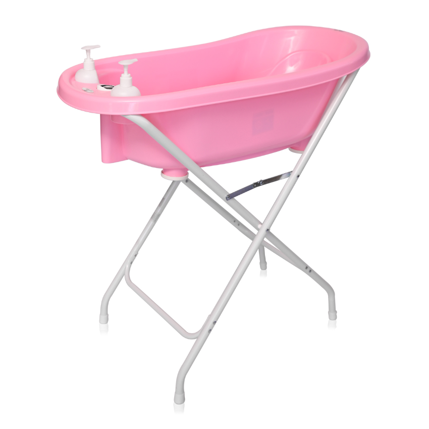Βρεφική μπανιέρα με βάση, Lorelli Pink 10130820003 - Image 2