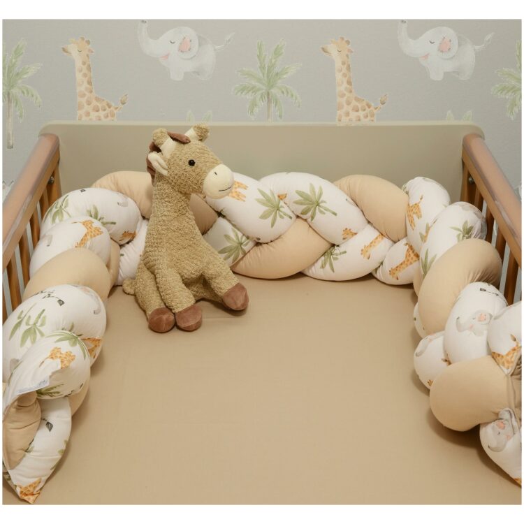 Πάντα πλεξούδα τριπλή βαμβακερή Baby Oliver 20×200cm des.424