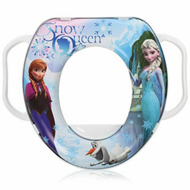 Εκπαιδευτικό μαλακό κάθισμα τουαλέτας με λαβές Lorelli New Winter White