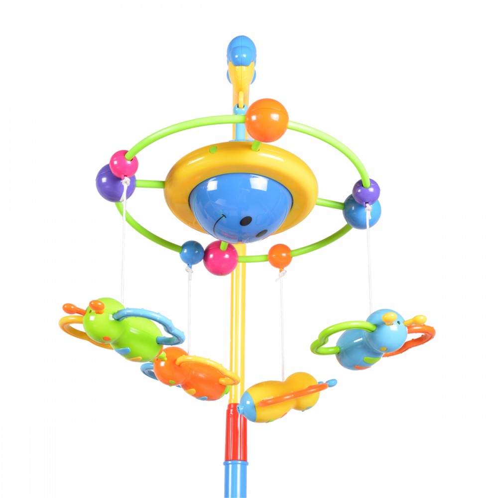 Μουσικό περιστρεφόμενο παιχνίδι κρεβατιού με προβολέα, Moni Orbit TL016