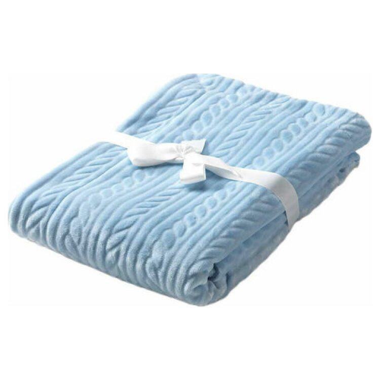 Κουβέρτα βελουτέ Mora Mimos 80×110 Blue