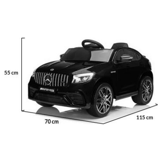 Ηλεκτροκίνητο παιδικό αυτοκίνητο Bo 12V Mercedes AMG GLC 63S Silver - Image 2