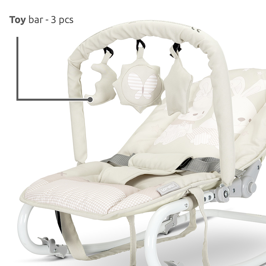 Ρηλάξ Lorelli Eliza Beige Bunnies 10110142509 - Image 5