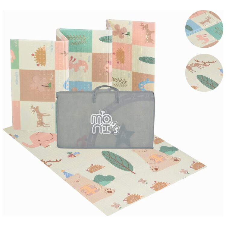 Πτυσσόμενο στρώμα παιχνιδιού Moni XPE Forest Animals
