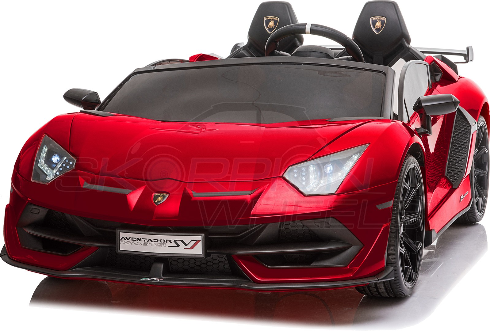 Ηλεκτροκίνητο παιδικό αυτοκίνητο Skorpion Lamborghini Aventador SVJ Original 24V Κόκκινο - 52460691