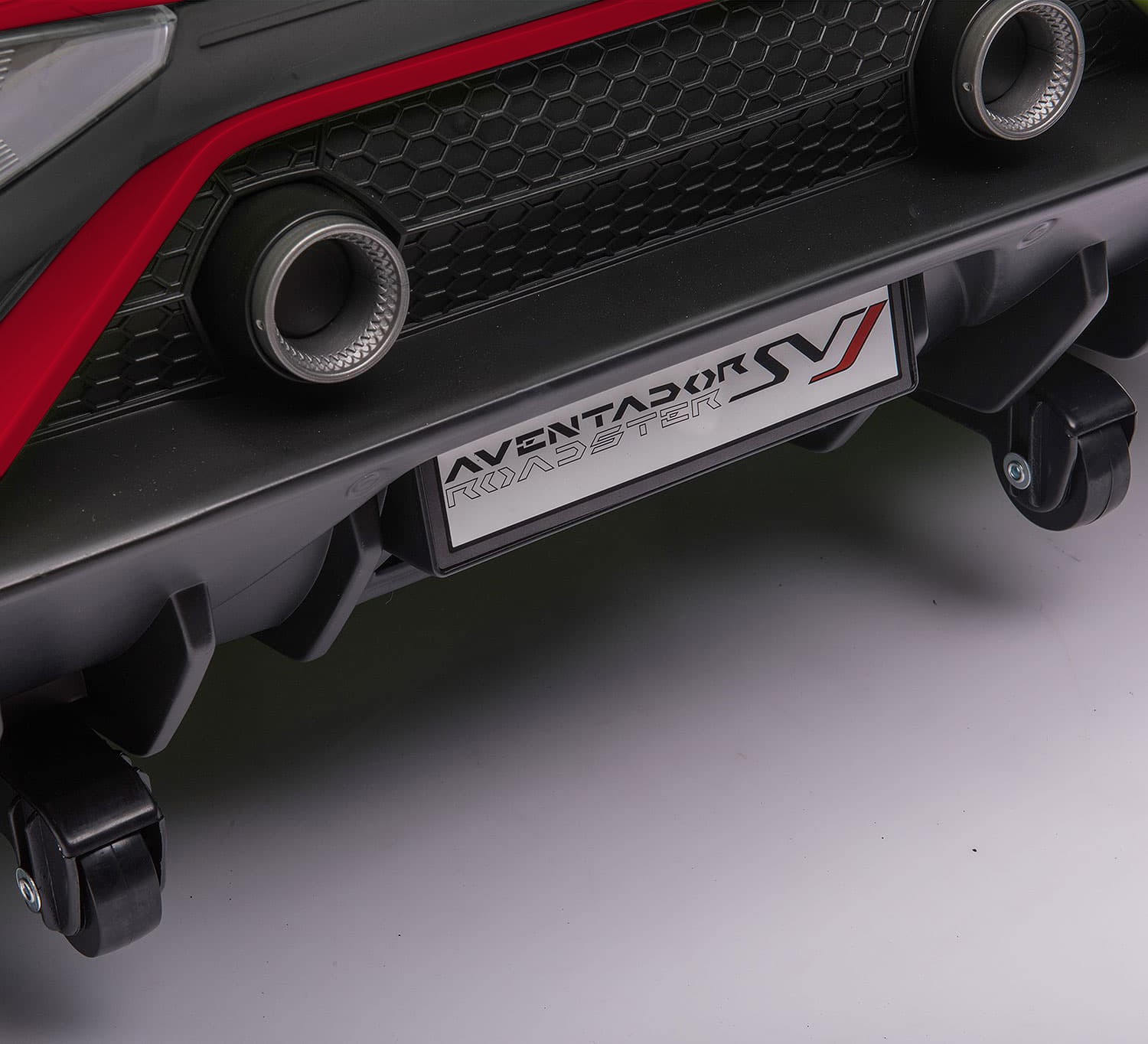 Ηλεκτροκίνητο παιδικό αυτοκίνητο Skorpion Lamborghini Aventador SVJ Original 24V Κόκκινο - 52460691 - Image 16