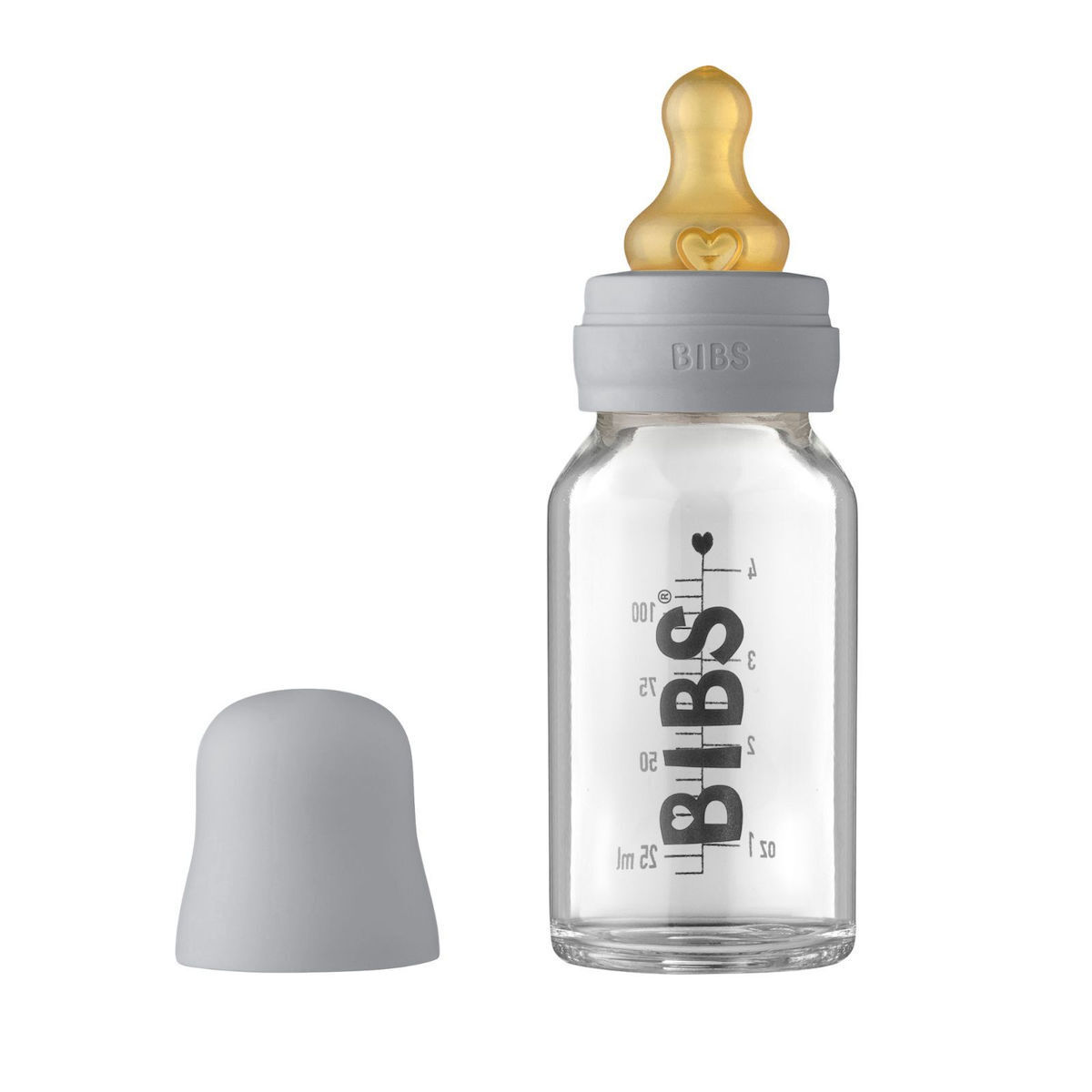 Μπιμπερό γυάλινο Bibs 110ml