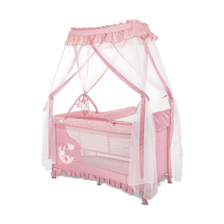 Παρκοκρέβατο Lorelli Magic Sleep 2 Layers Pink 10080482606