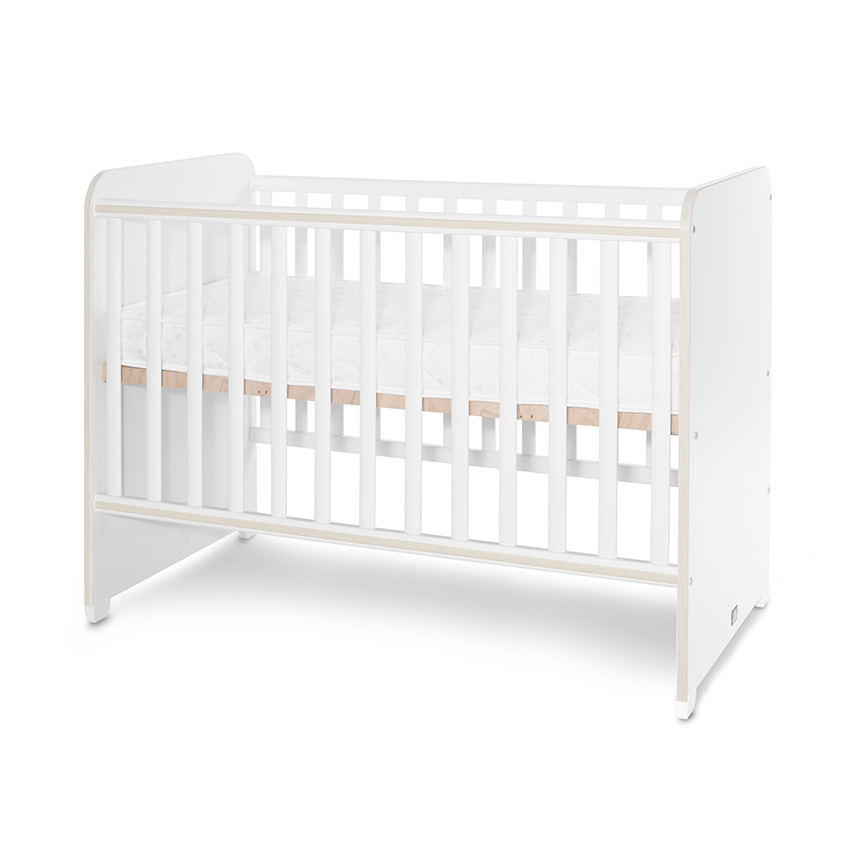 Βρεφικό κρεβάτι Lorelli Sweet Dream White+Light Oak - Image 2
