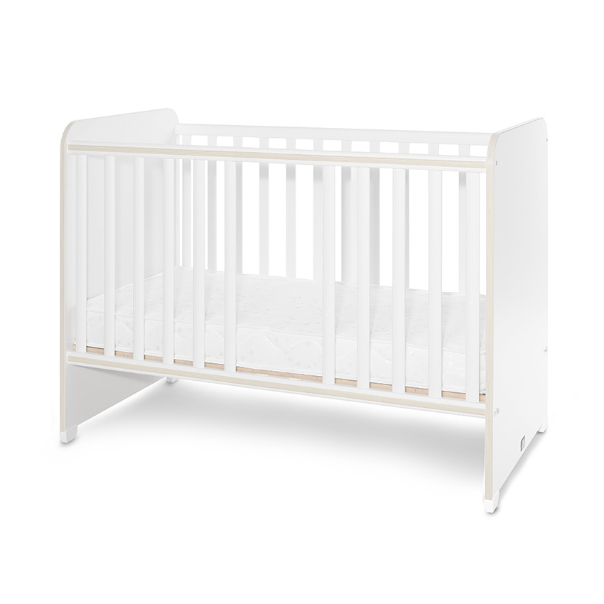 Βρεφικό κρεβάτι Lorelli Sweet Dream White+Light Oak - Image 3