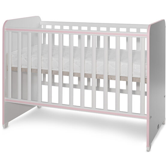 Βρεφικό κρεβάτι Lorelli Sweet Dream White+Orchid Pink - Image 2