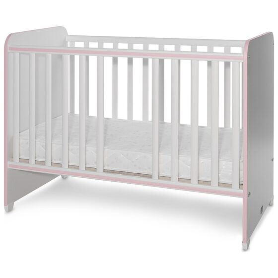 Βρεφικό κρεβάτι Lorelli Sweet Dream White+Orchid Pink - Image 3