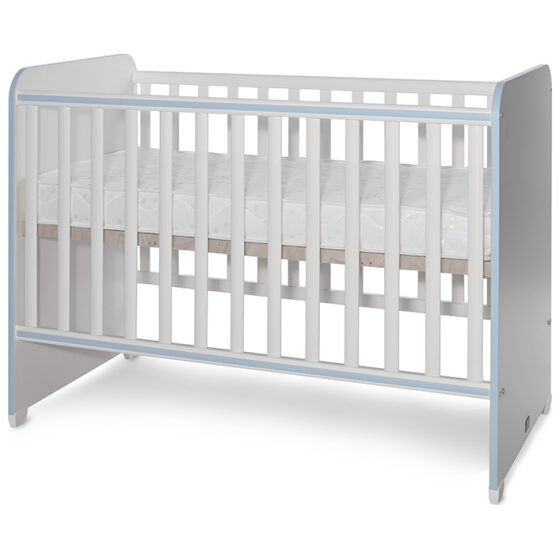 Βρεφικό κρεβάτι Lorelli Sweet Dream White+Baby Blue - Image 2