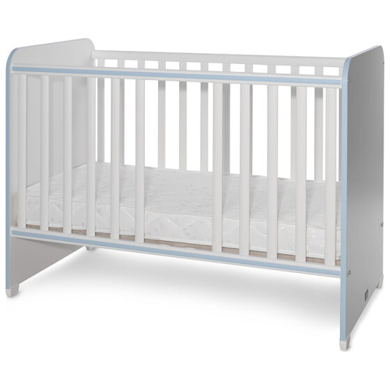Βρεφικό κρεβάτι Lorelli Sweet Dream White+Baby Blue - Image 3