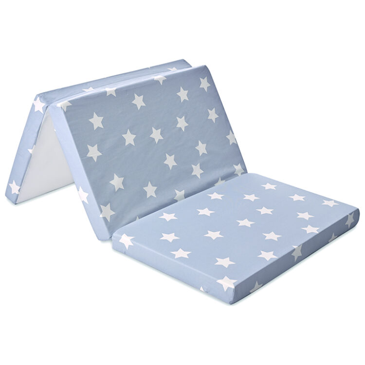 Πτυσσόμενο στρώμα παρκοκρέβατου Lorelli 60/120/5cm Stars Blue Grey Mist