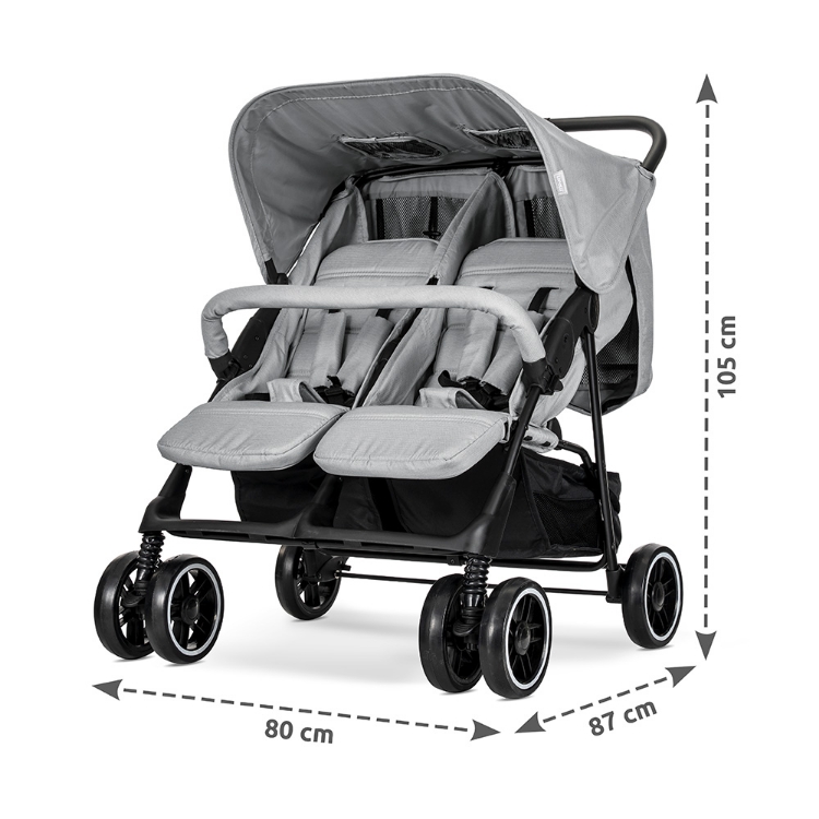 Καρότσι διδύμων Lorelli Twin Beige 10020072507 - Image 19