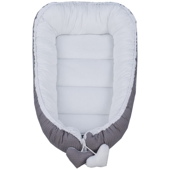 Βρεφική φωλιά Tuttolina Waffle Grey TUK22-WG