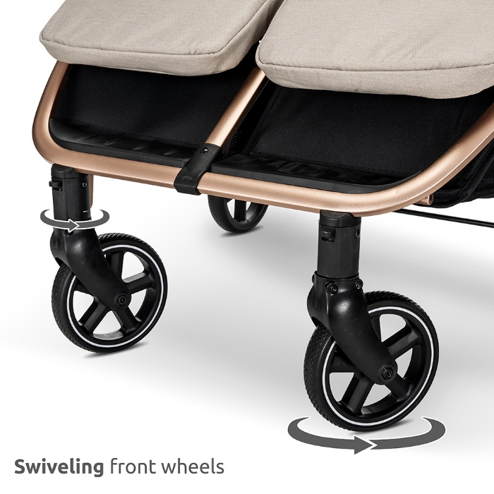 Καρότσι διδύμων Lorelli Duo Black 10021542501 - Image 13