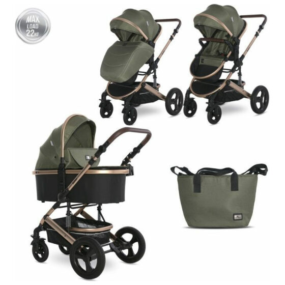 Πολυκαρότσι Lorelli Boston 2 in 1 Loden Green
