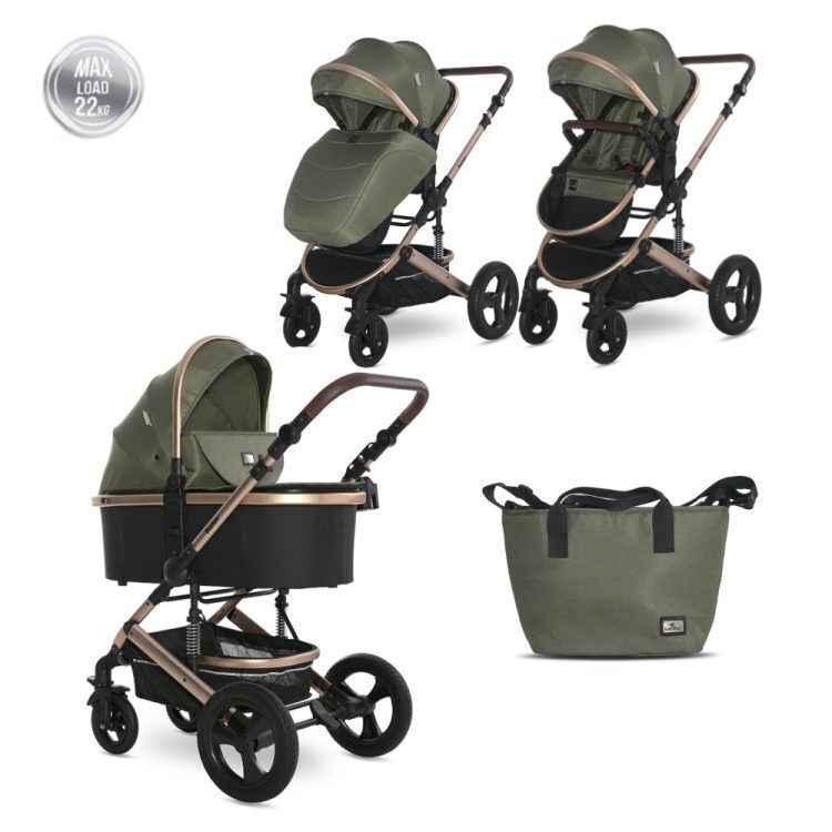 Πολυκαρότσι Lorelli Boston 2 in 1 Loden Green