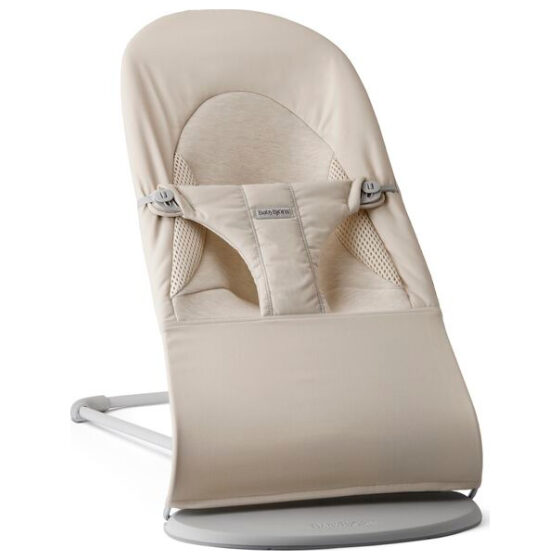 BabyBjorn ρηλάξ Balance Soft, Tri Fabric, Light Beige 005130