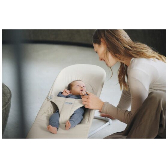 BabyBjorn ρηλάξ Balance Soft, Tri Fabric, Light Beige 005130 - Image 7