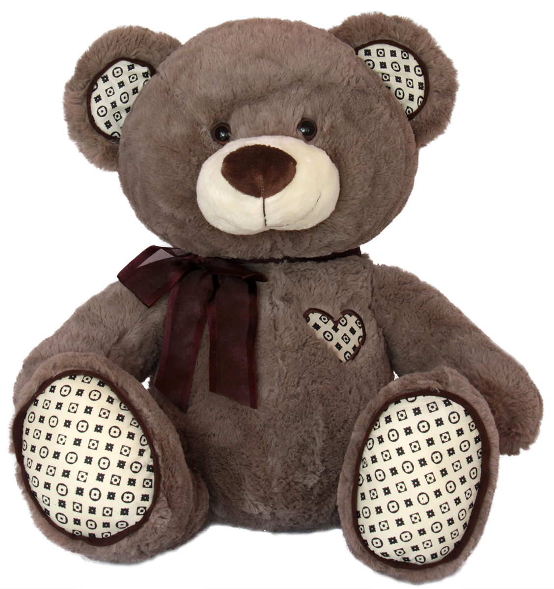 Λούτρινο παιχνίδι Bear with Ribbon - Brown 50cm 073128