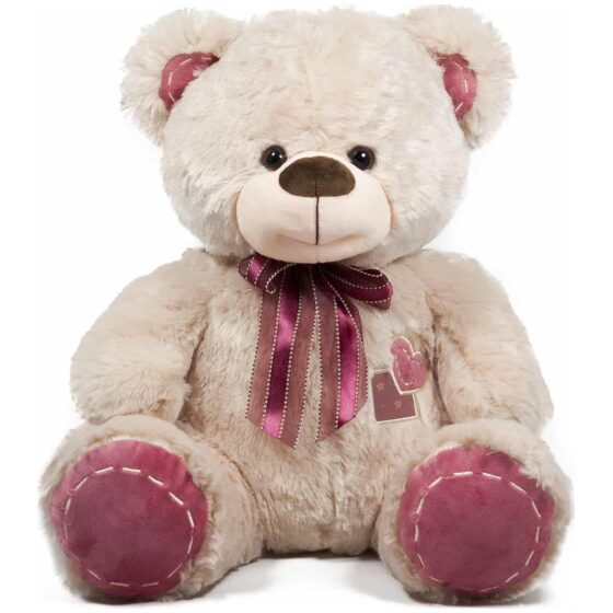Λούτρινο παιχνίδι Bear with Heart, Beige 40cm 073152