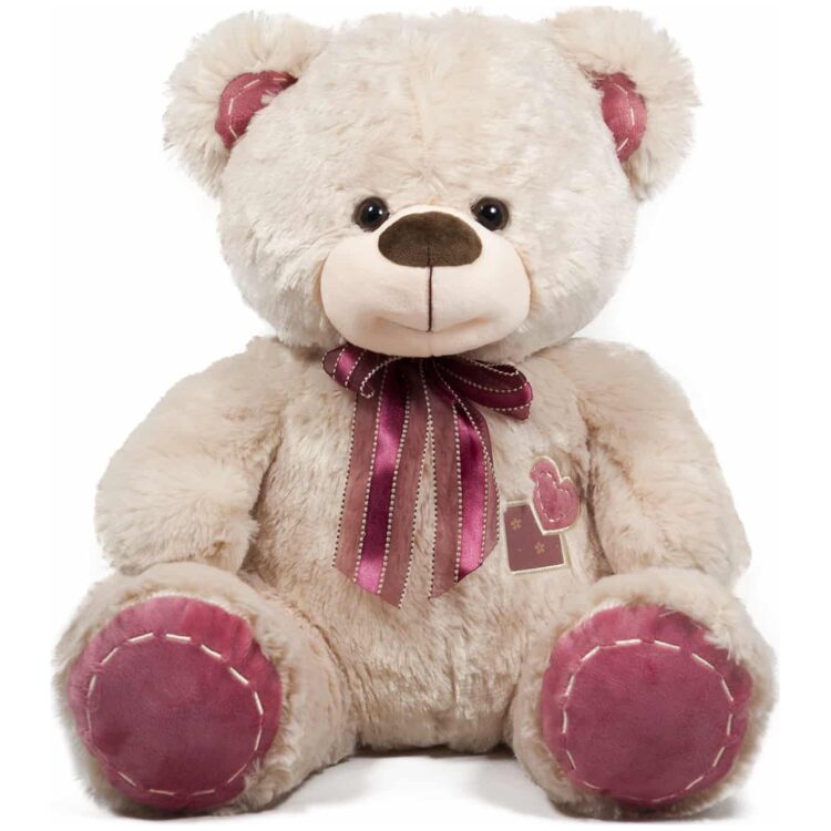 Λούτρινο παιχνίδι Bear with Heart, Beige 60cm 073154
