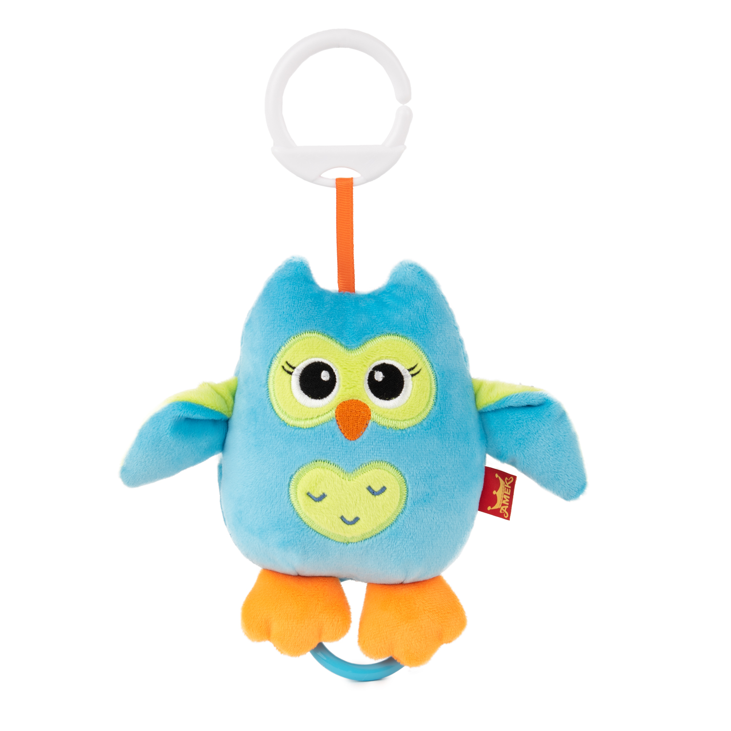 Κρεμαστό παιχνίδι με μουσική, Baby musical Owl, Blue with Green 0909908
