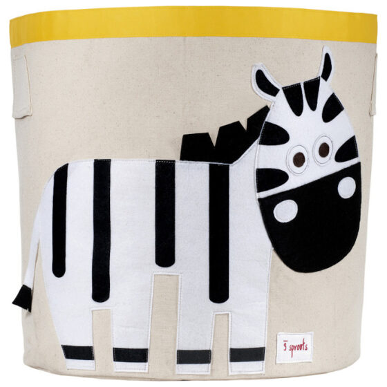 3Sprouts Καλάθι για παιχνίδια, Zebra